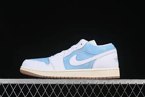 All categories Air Jordan Jordan series basketball shoes Air Jordan 1 Low Air Jordan 1 Low "Worn Blue" AJ1 Jordan 1 denim low-top cultural and casual sneakers HQ2004-400